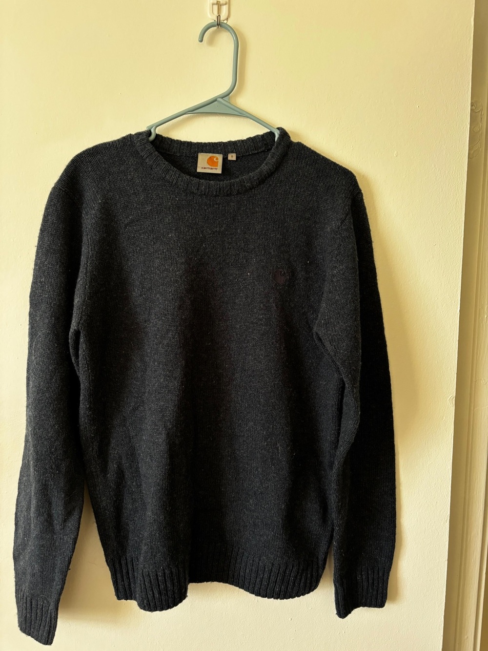 Carhartt Men’s Charcoal Black Crewneck Sweater